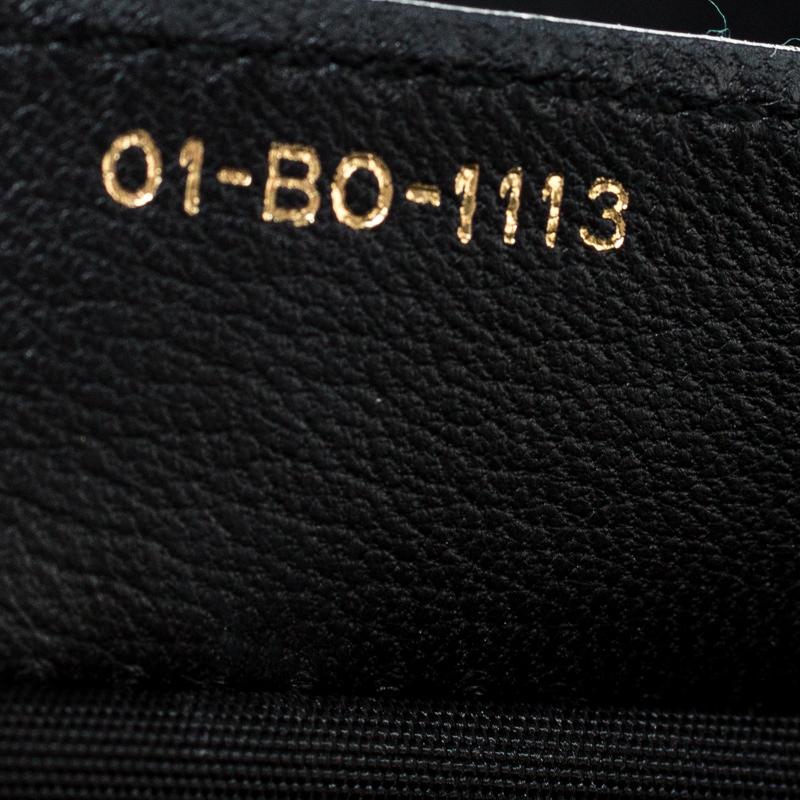 Dior Black Cannage Leather Soft Lady Dior Shopping Tote 4