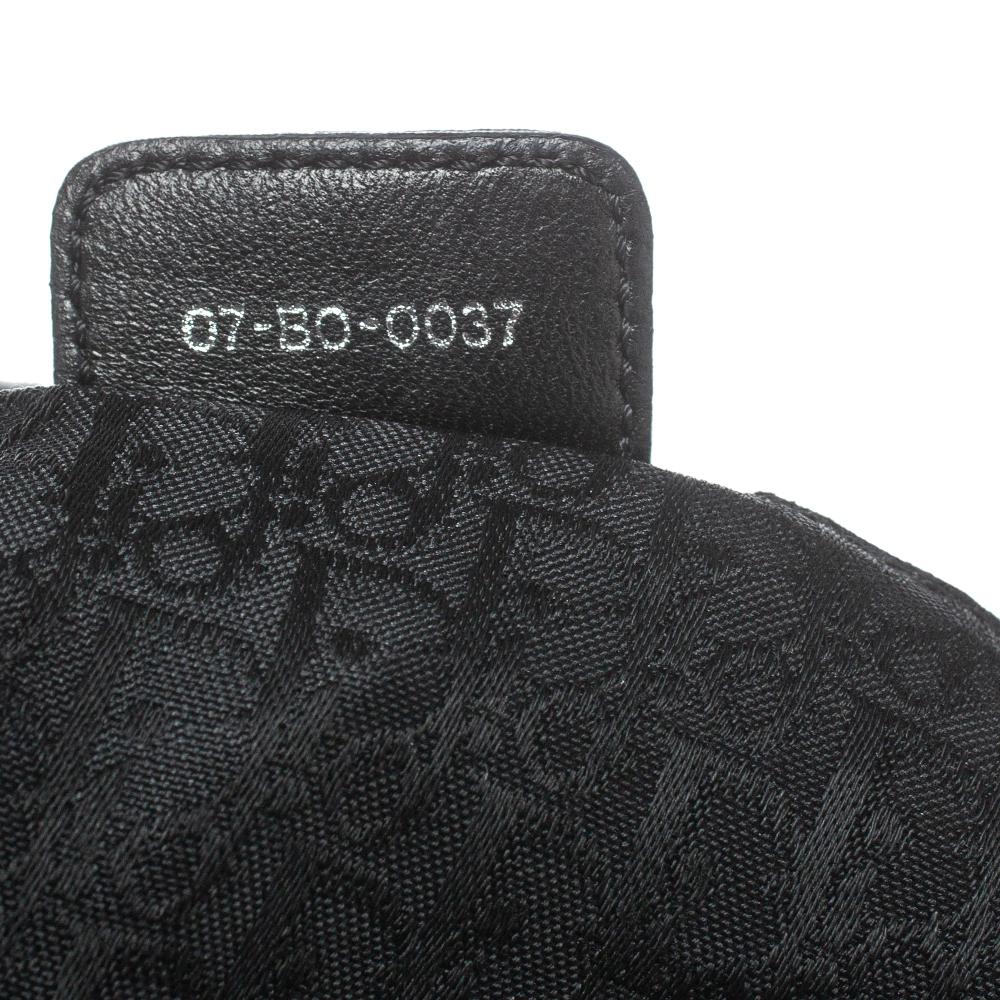 Dior Schwarz Cannage Leder Peitschenstich Hobo 3