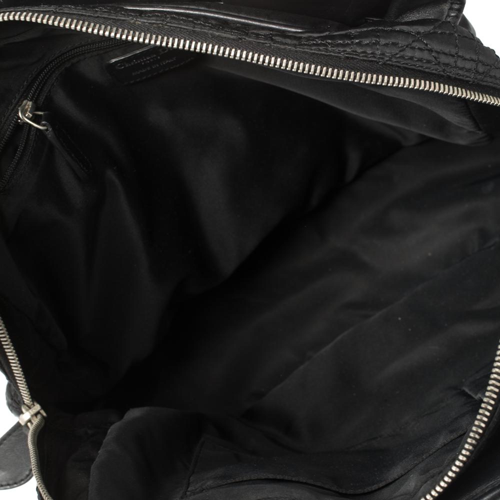 Dior Black Cannage Nylon Charming Doctor Bag 5