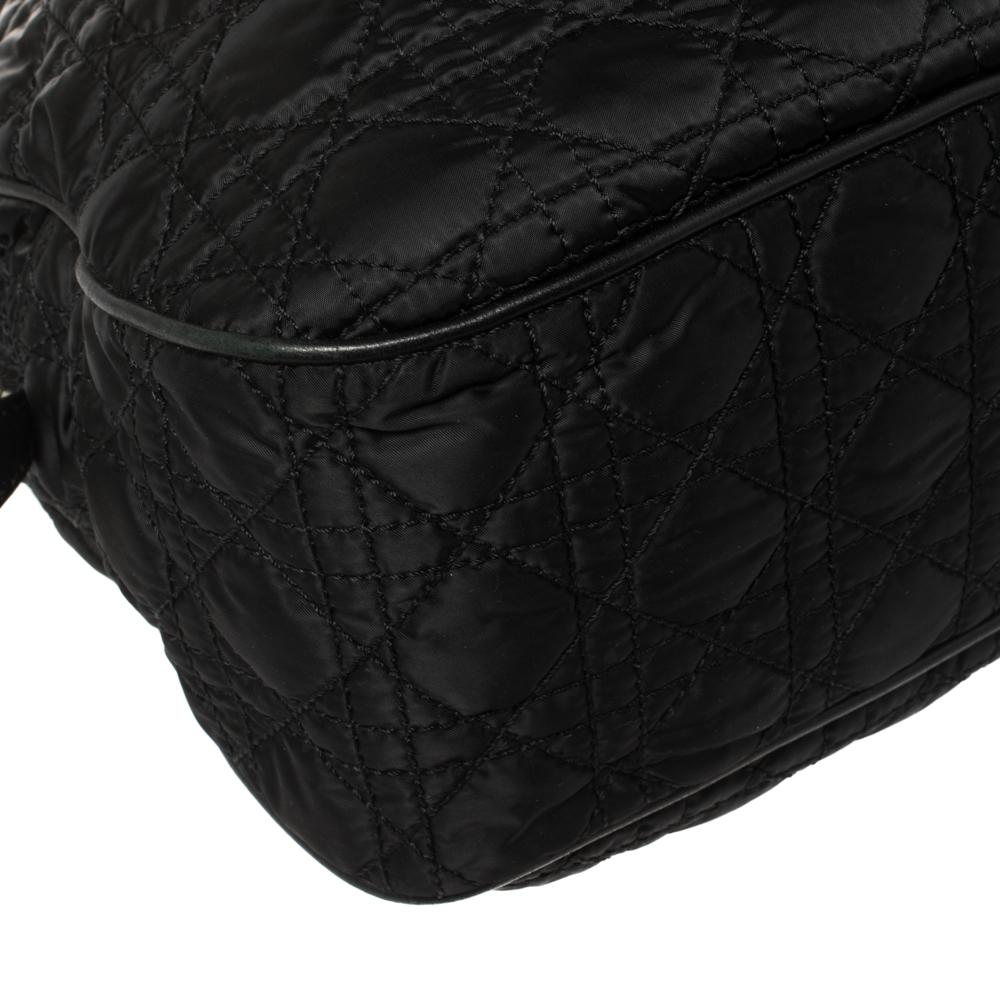 Dior Black Cannage Nylon Charming Doctor Bag 1