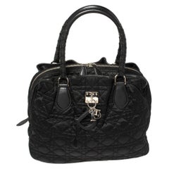 Dior Black Cannage Nylon Charming Doctor Bag