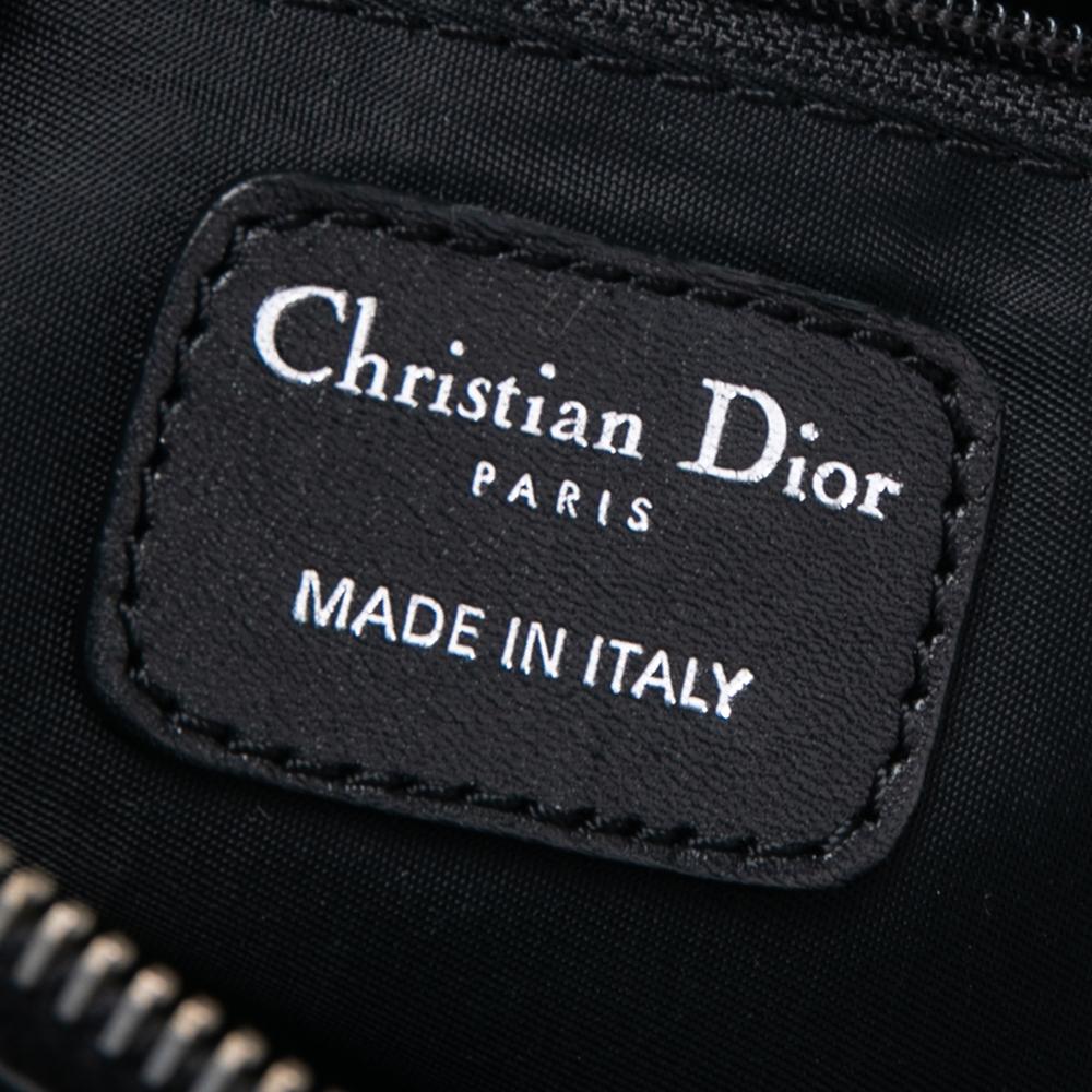 Dior Black Cannage Nylon Charming Shoulder Bag 1