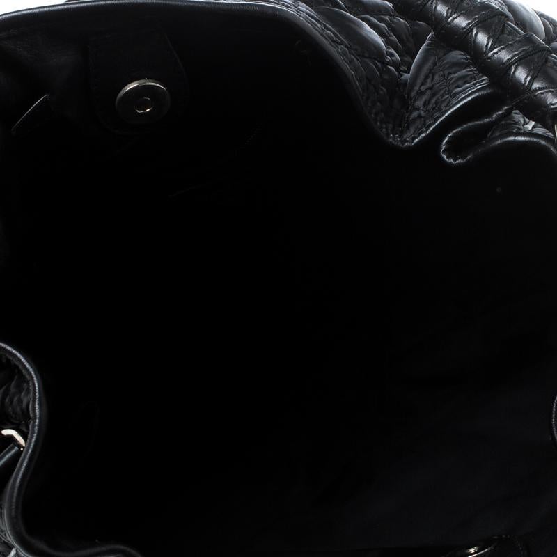 Dior Black Cannage Nylon Lovely Hobo 5