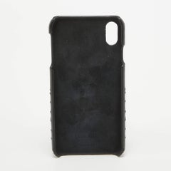 Dior Black Cannage Patent Leather iPhone XS Max Cover