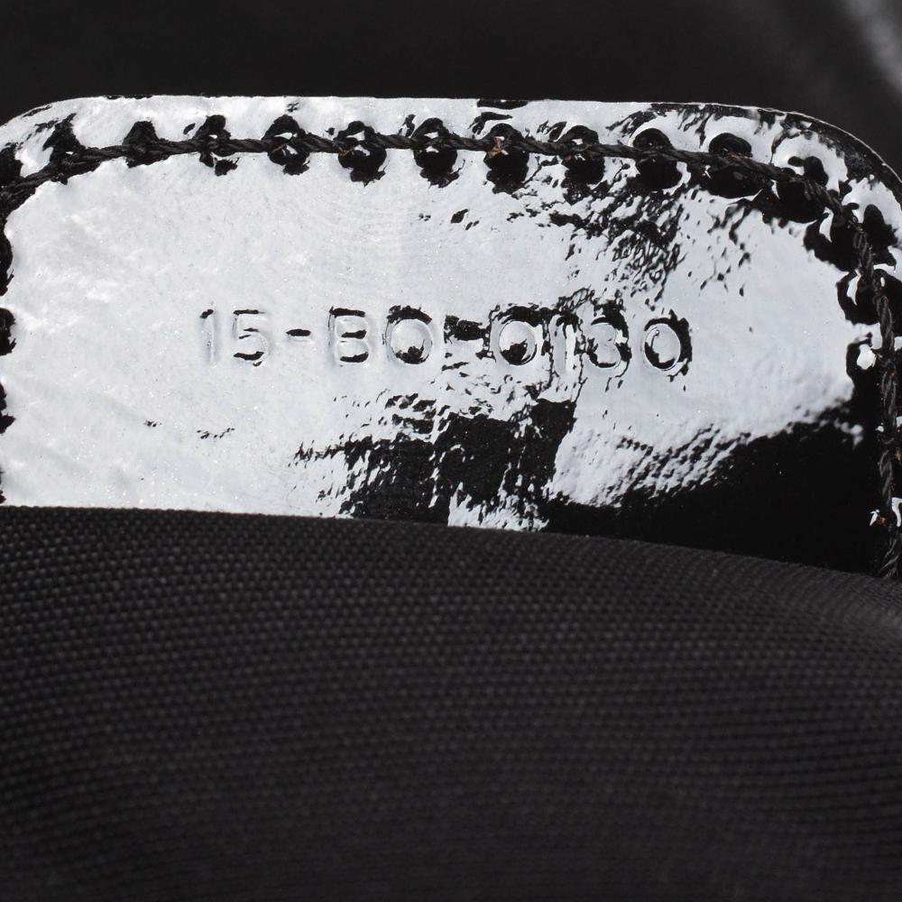 Dior Black Cannage Patent Leather Large New Lock Flap Shoulder Bag In Good Condition In Dubai, Al Qouz 2