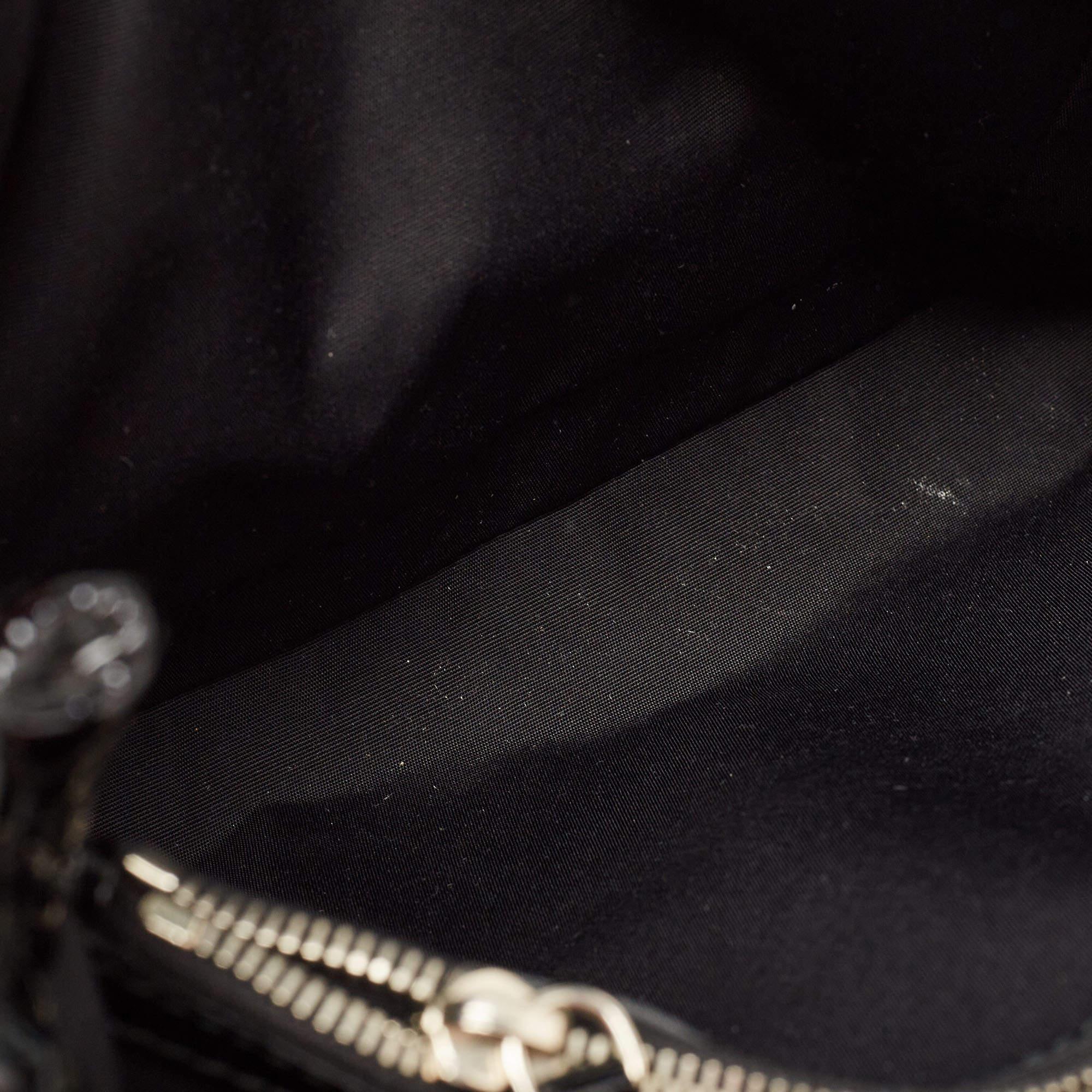 Dior Black Cannage Patent Leather Large Soft Lady Dior Shopper Tote en vente 4