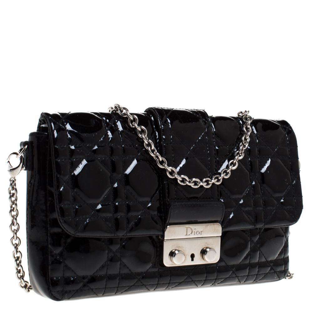 black patent bags