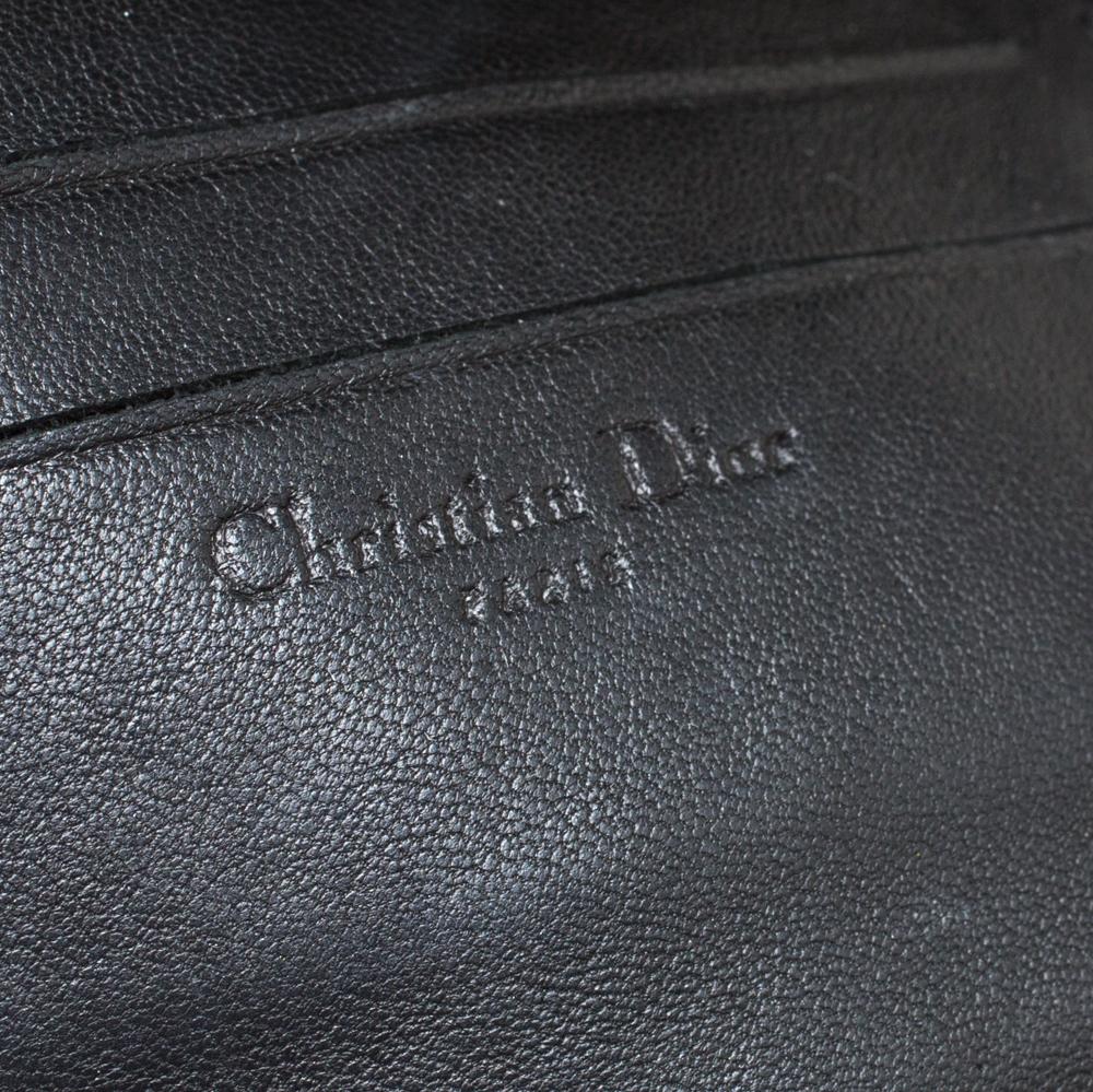 Dior Black Cannage Patent Leather Small Miss Dior Flap Bag 1