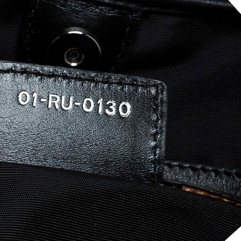 Dior Black Cannage Quilted Coated Canvas Medium Panarea Tote 5