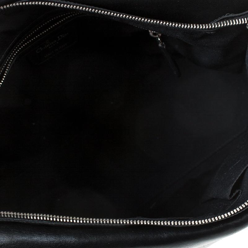 Dior Black Cannage Quilted Leather Granville Tote 3
