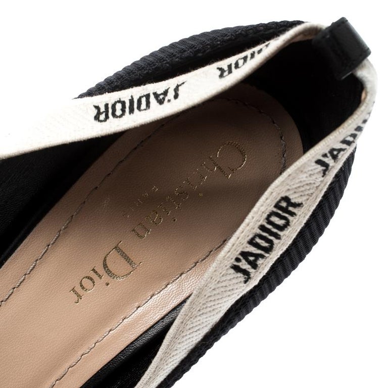 dior heels with ribbon