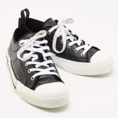 Dior - Baskets basses Walk'n'Dior en toile noire, taille 42