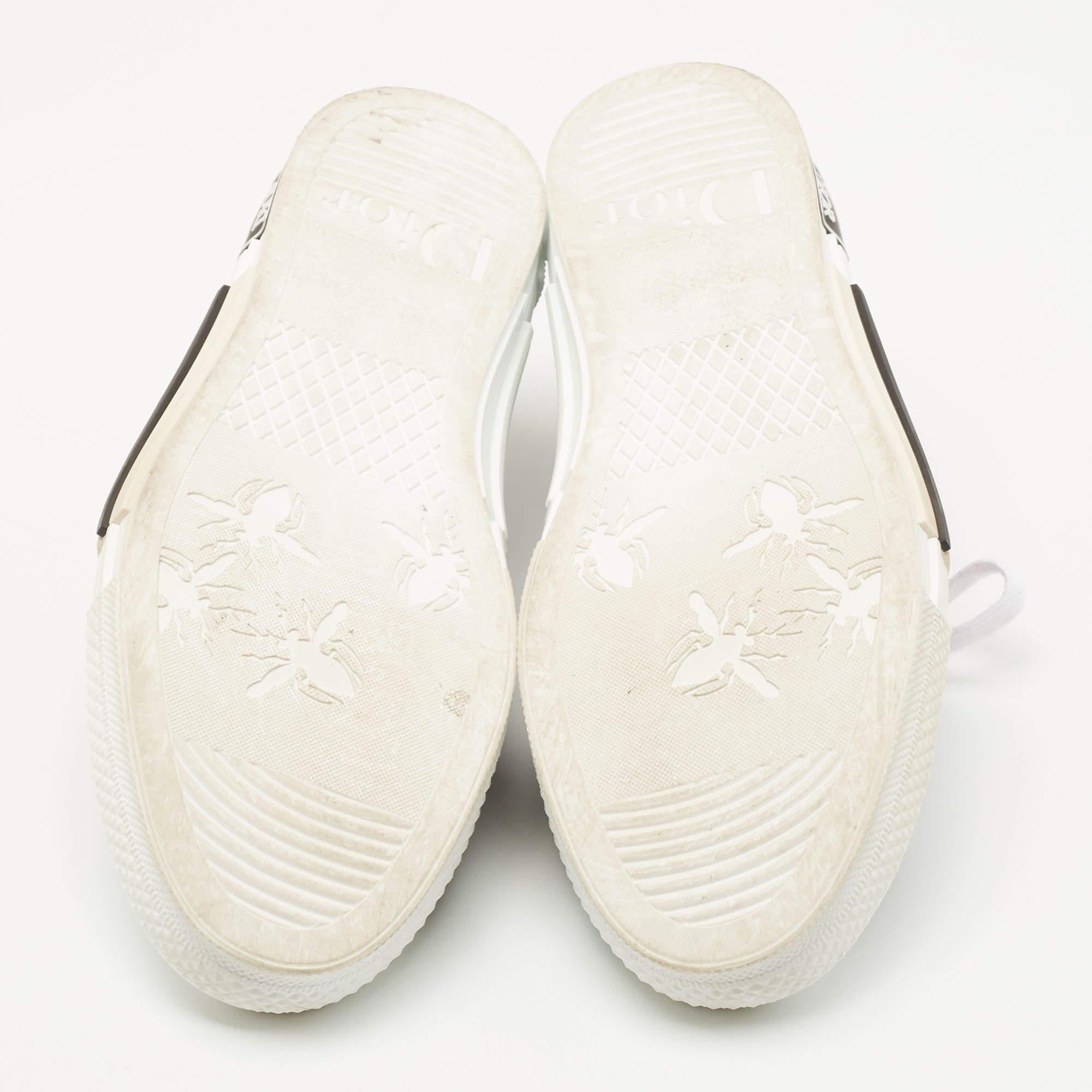 Dior Black Canvas Walk'n'Dior Low Top Sneakers Size 42 3