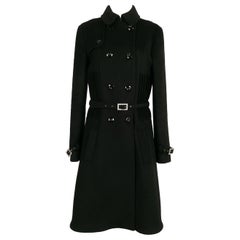 Manteau en cachemire noir de Dior Collection Winter, 2007