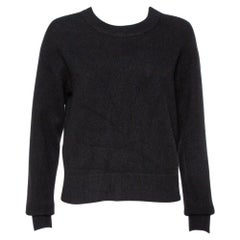 Dior Black Cashmere J'ADIOR 8 Crewneck Sweater S