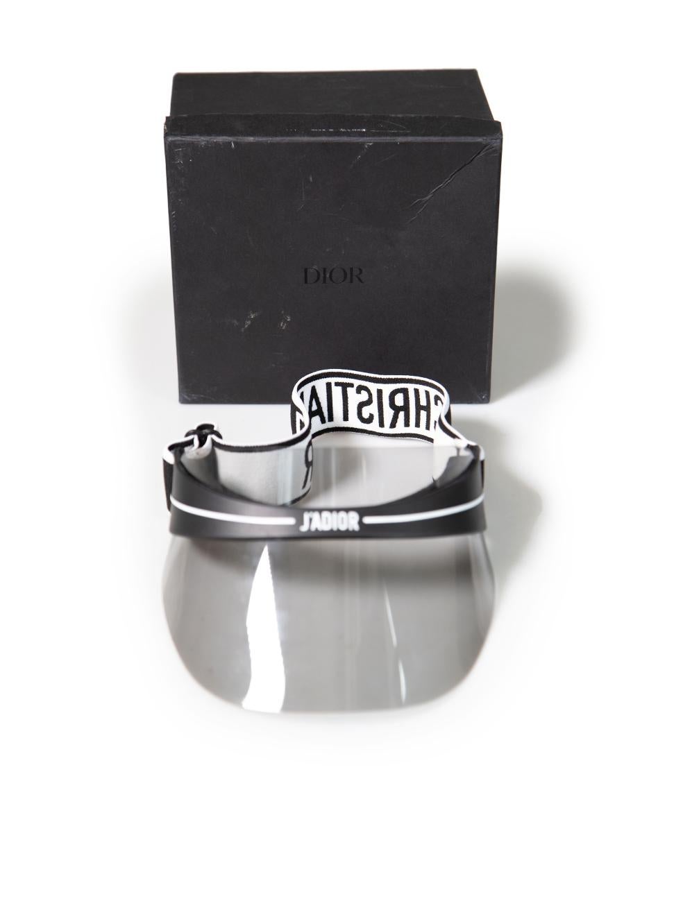 Dior Black Club1 Sun Visor 2
