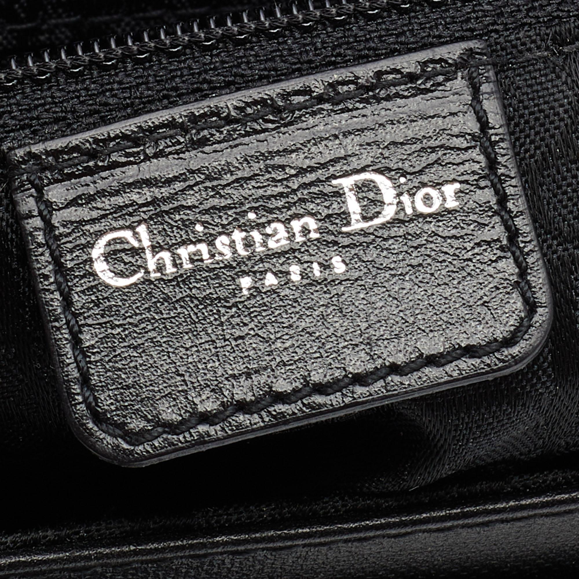 Dior Black Coated Canvas Hardcore Shoulder Bag 4