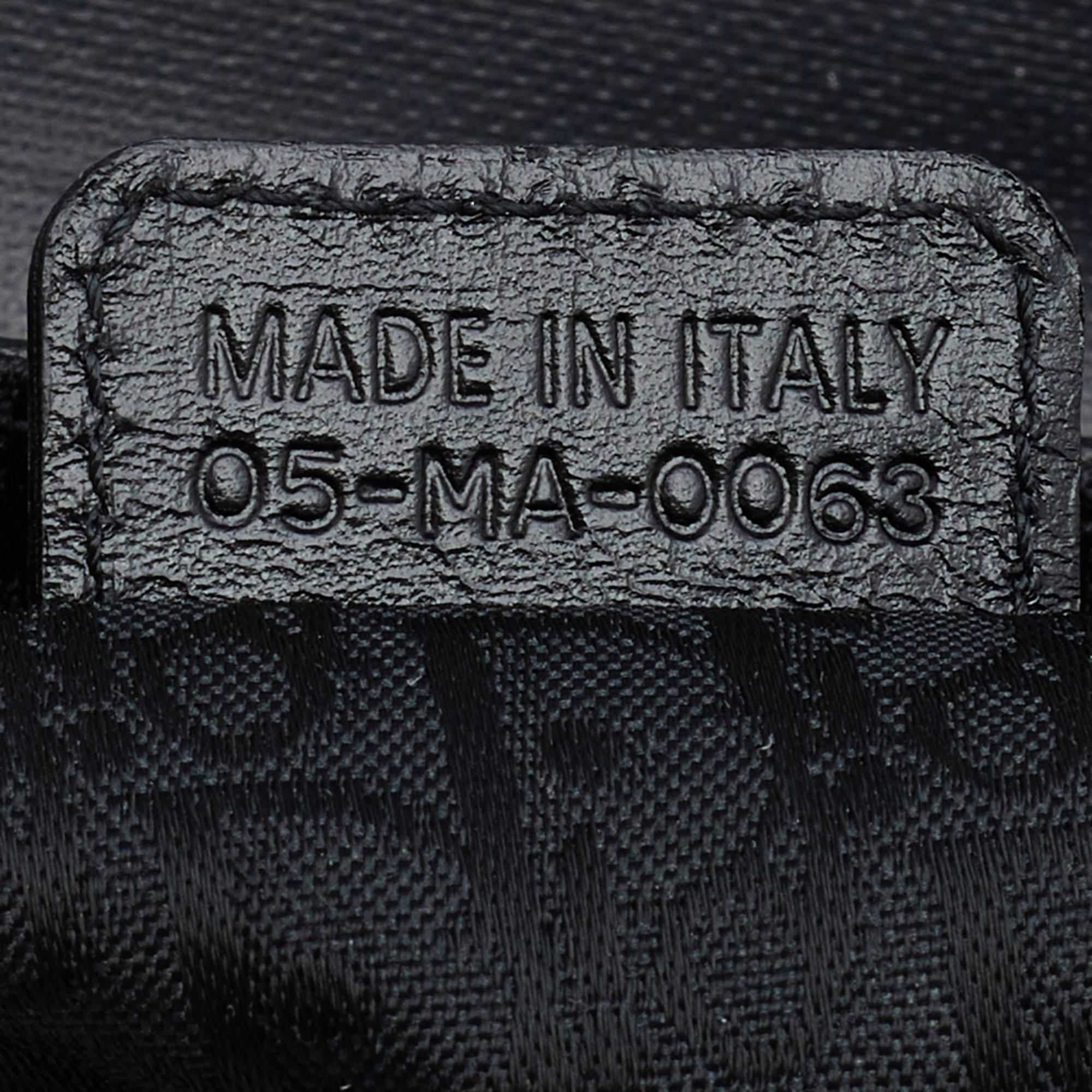 Dior Black Coated Canvas Hardcore Shoulder Bag 5