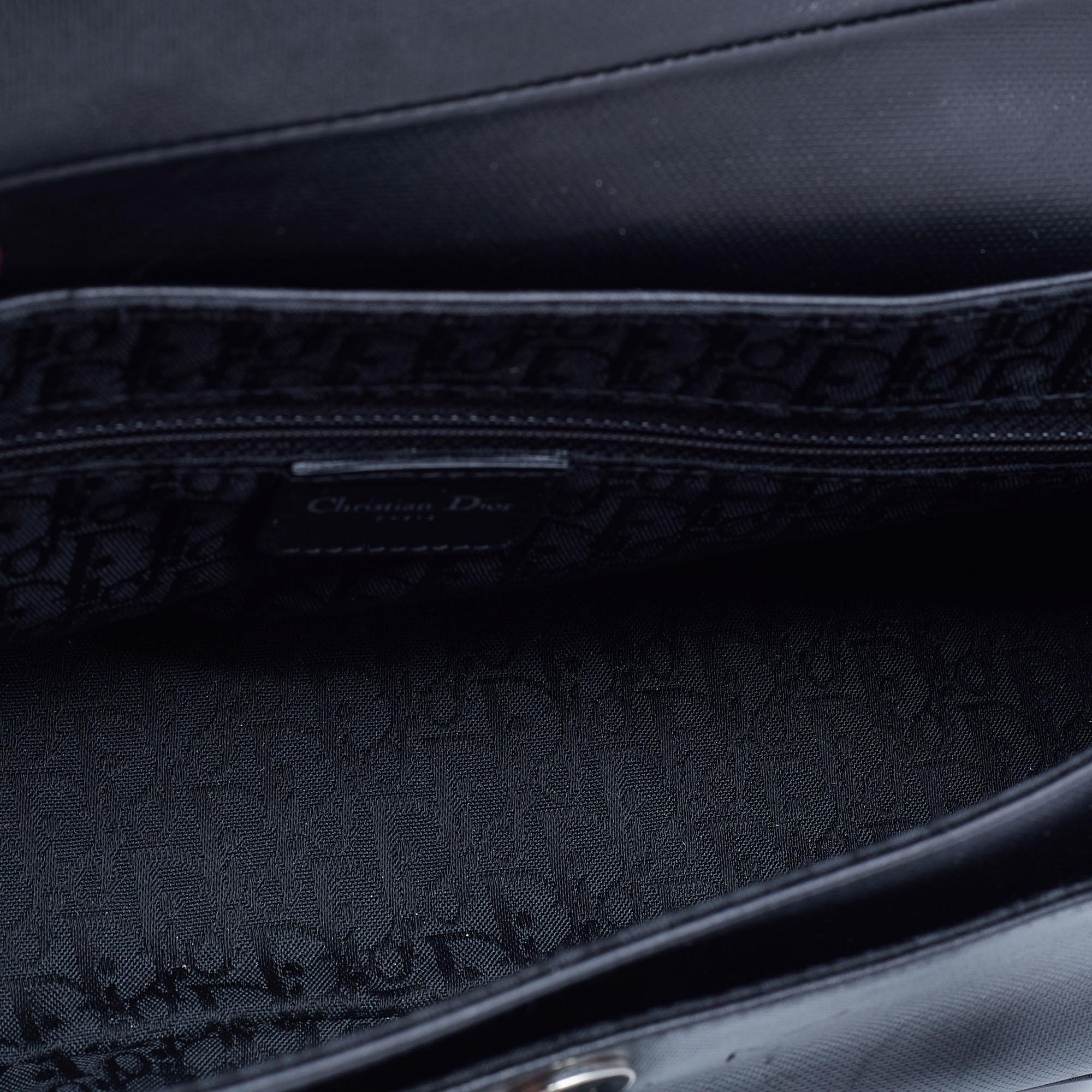 Dior Black Coated Canvas Hardcore Shoulder Bag 6