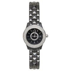 Dior Black Diamond Ceramic Stainless Steel VIII CD1221E5C001 Women's Wristwatch