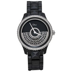 Used Dior Black Diamond VIII Placed Vendome Grand Bal Women's Wristwatch 38 mm
