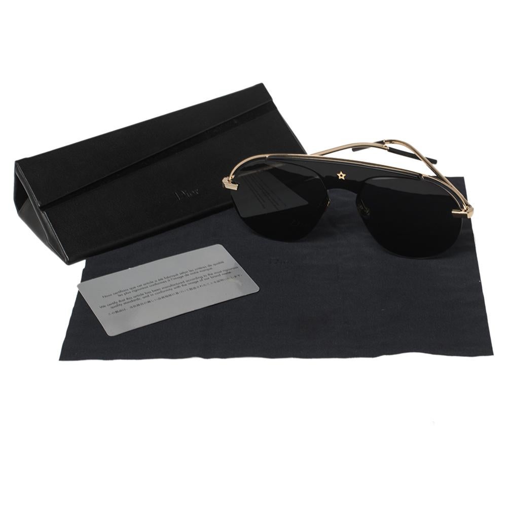 Women's Dior Black DiorEvolution Pilot Aviators Sunglasses