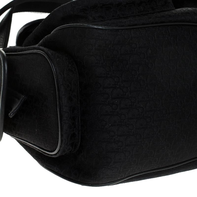 Dior Black Diorissimo Canvas Multi Pocket Shoulder Bag 7