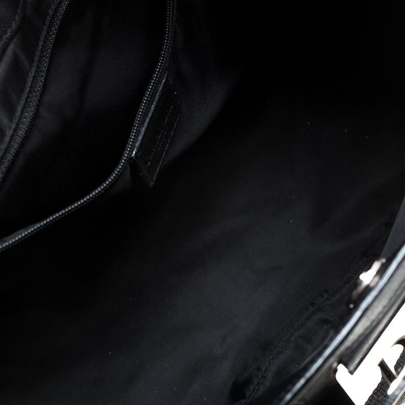 Dior Black Diorissimo Canvas Multi Pocket Shoulder Bag 3