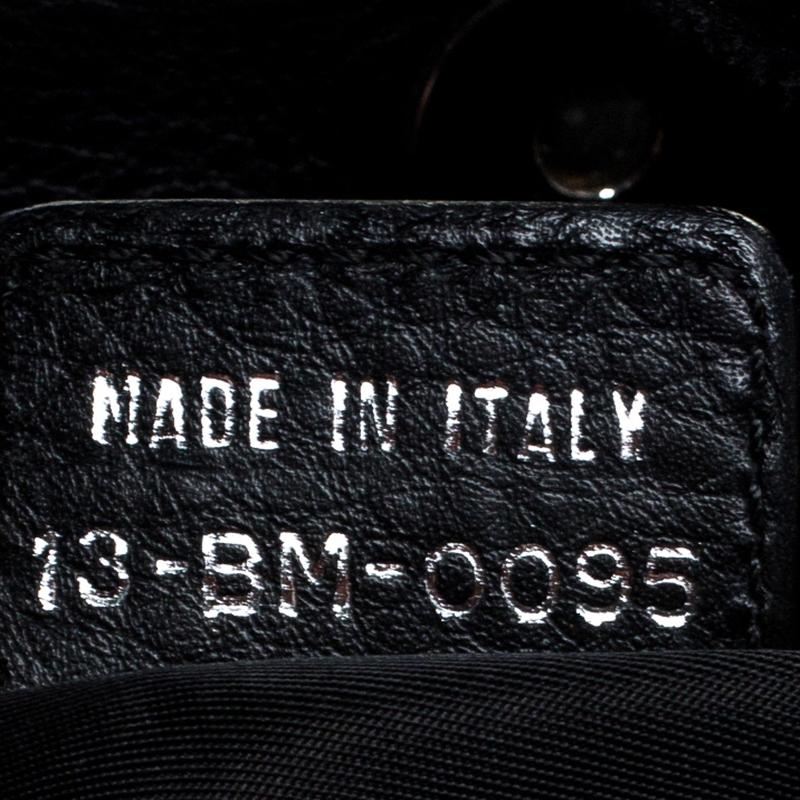 Dior Black Diorissimo Canvas Multi Pocket Shoulder Bag 4