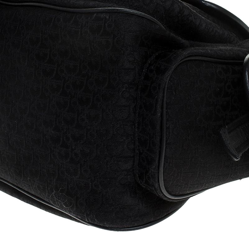 Dior Black Diorissimo Canvas Multi Pocket Shoulder Bag 5
