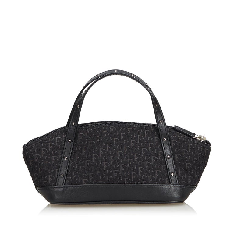 Dior Black Diorrisimo Jacquard Handbag at 1stDibs
