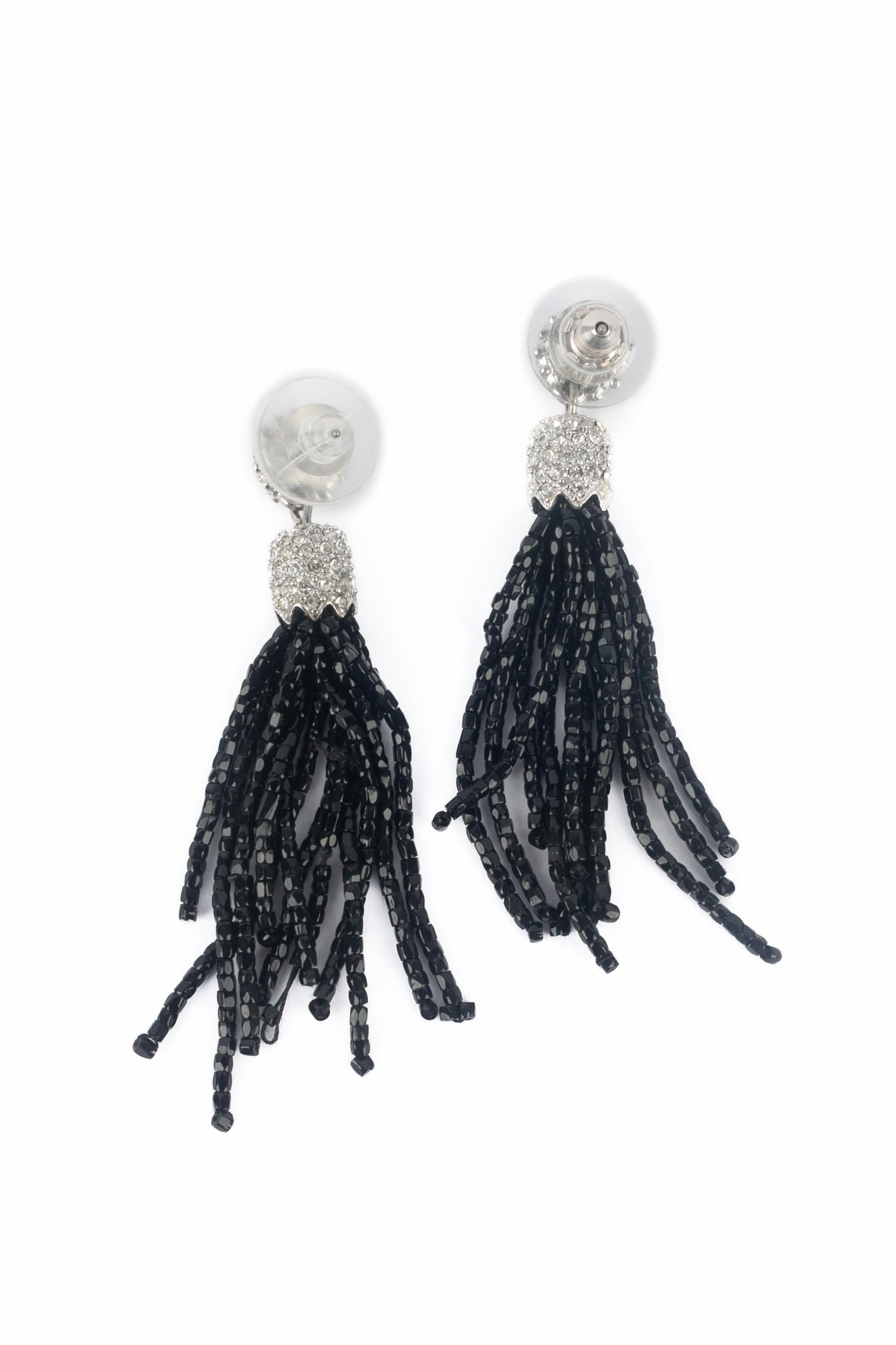 Donna Orecchini neri Dior in vendita