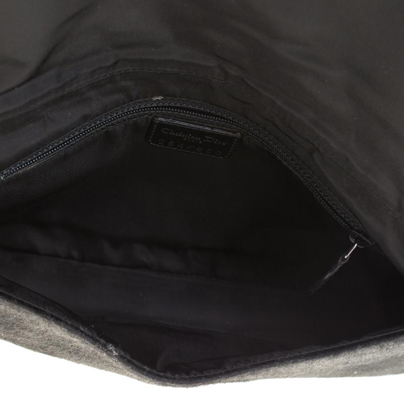 Dior Black Embellished Calfhair Maris Pearl Shoulder Bag In Good Condition In Dubai, Al Qouz 2