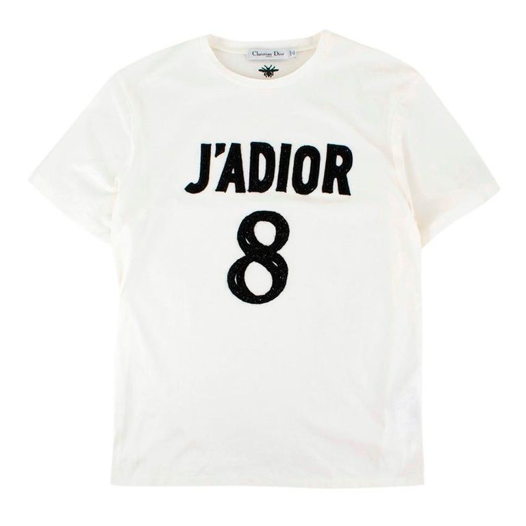 Dior Black Embellished J'adior 8 T-shirt SIZE S at 1stDibs | j'adior 8 t  shirt, j'adior t shirt, j'adior shirt