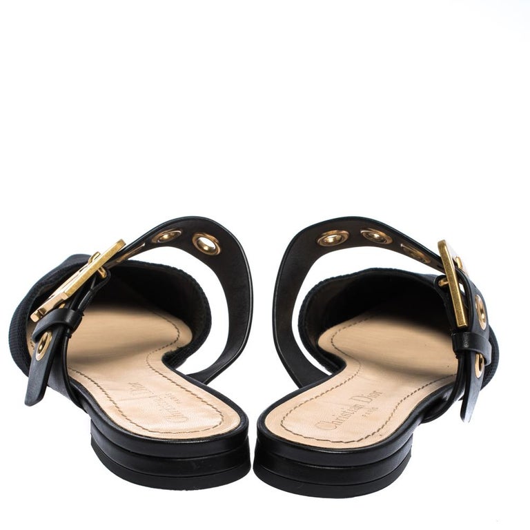 dior slingback flat mule