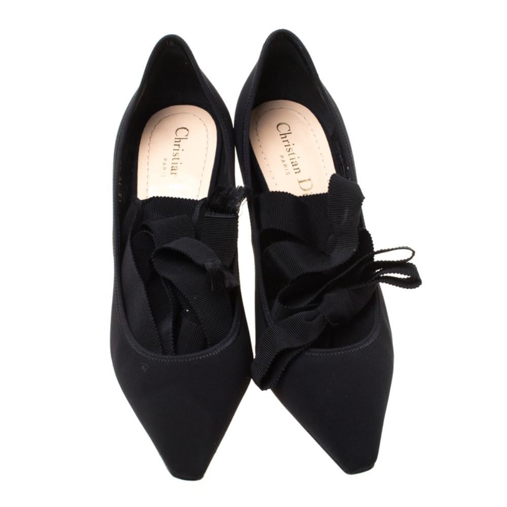 dior etoile lace up pump
