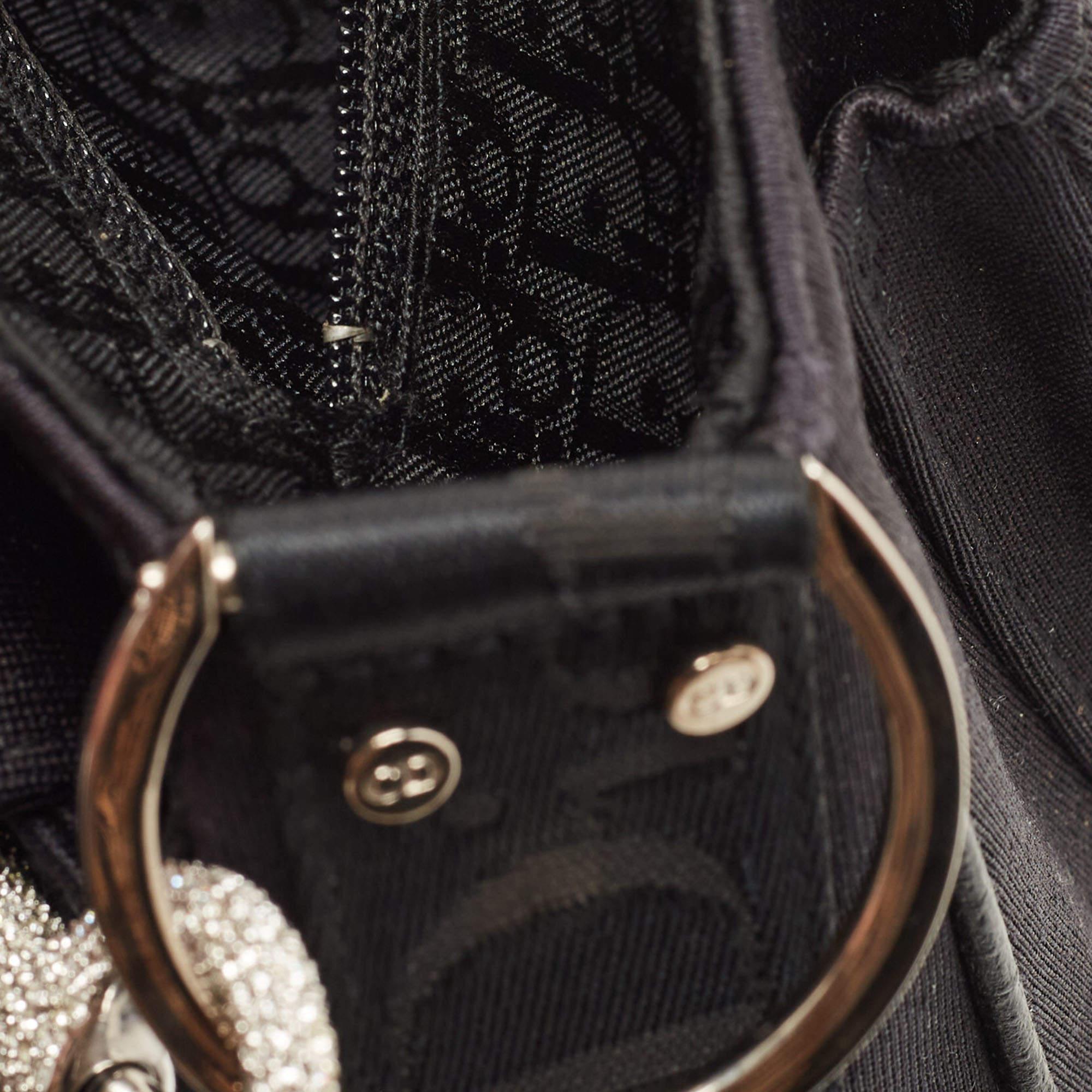 Dior Black Fabric Hardcore Shoulder Bag 9