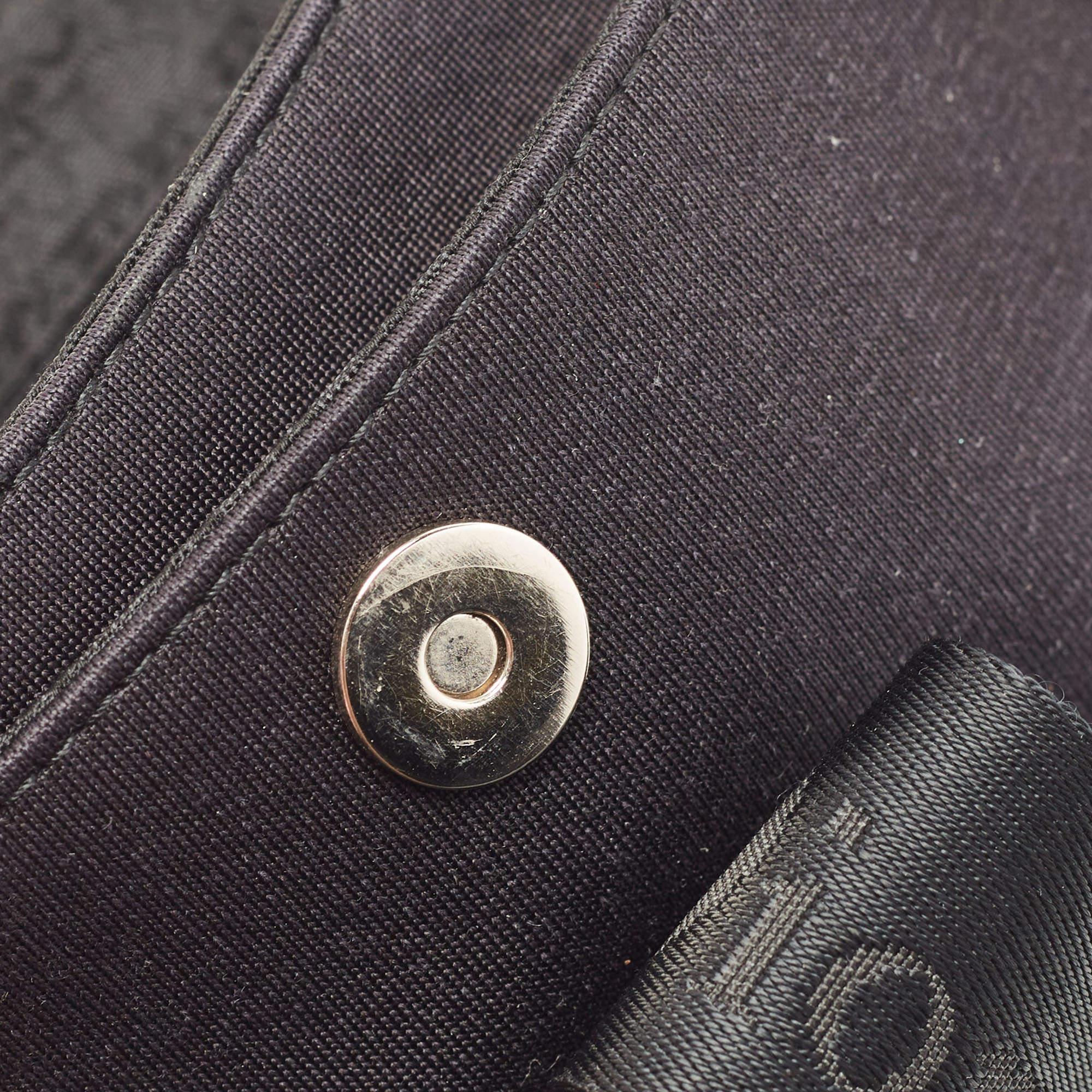 Dior Black Fabric Hardcore Shoulder Bag 10