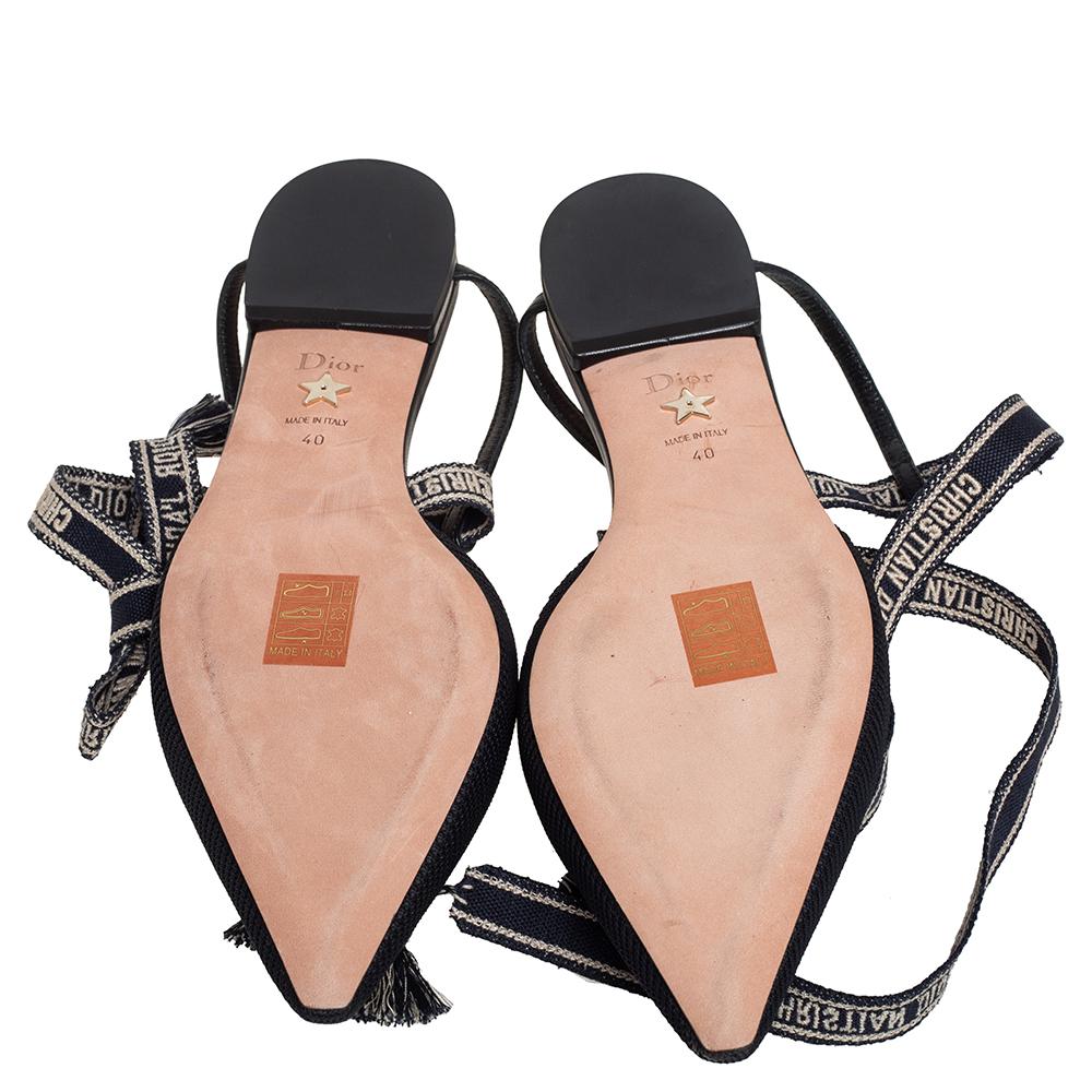 dior flat sandals