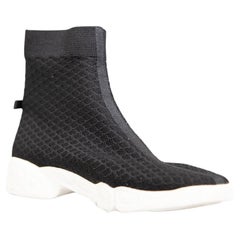 Dior Black Fusion Technical Knit Trainers Size IT 39