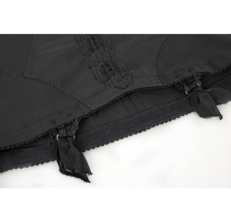 Dior Black Garter Belt / Girdle 1