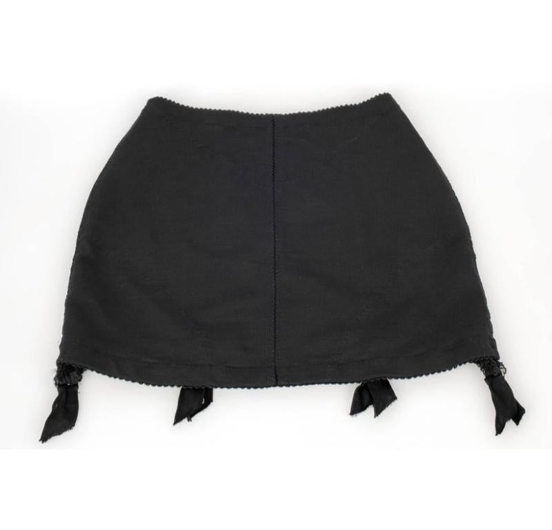 Dior Black Garter Belt / Girdle 3