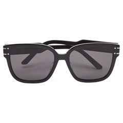 Dior Black /Gold Dior Signature S7F Square Sunglasses