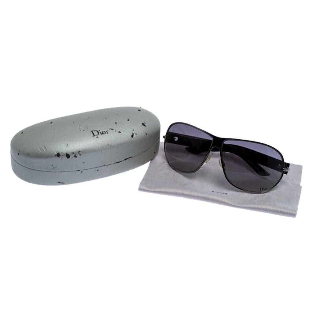 Dior Black Gradient Logo 2 Sunglasses 1