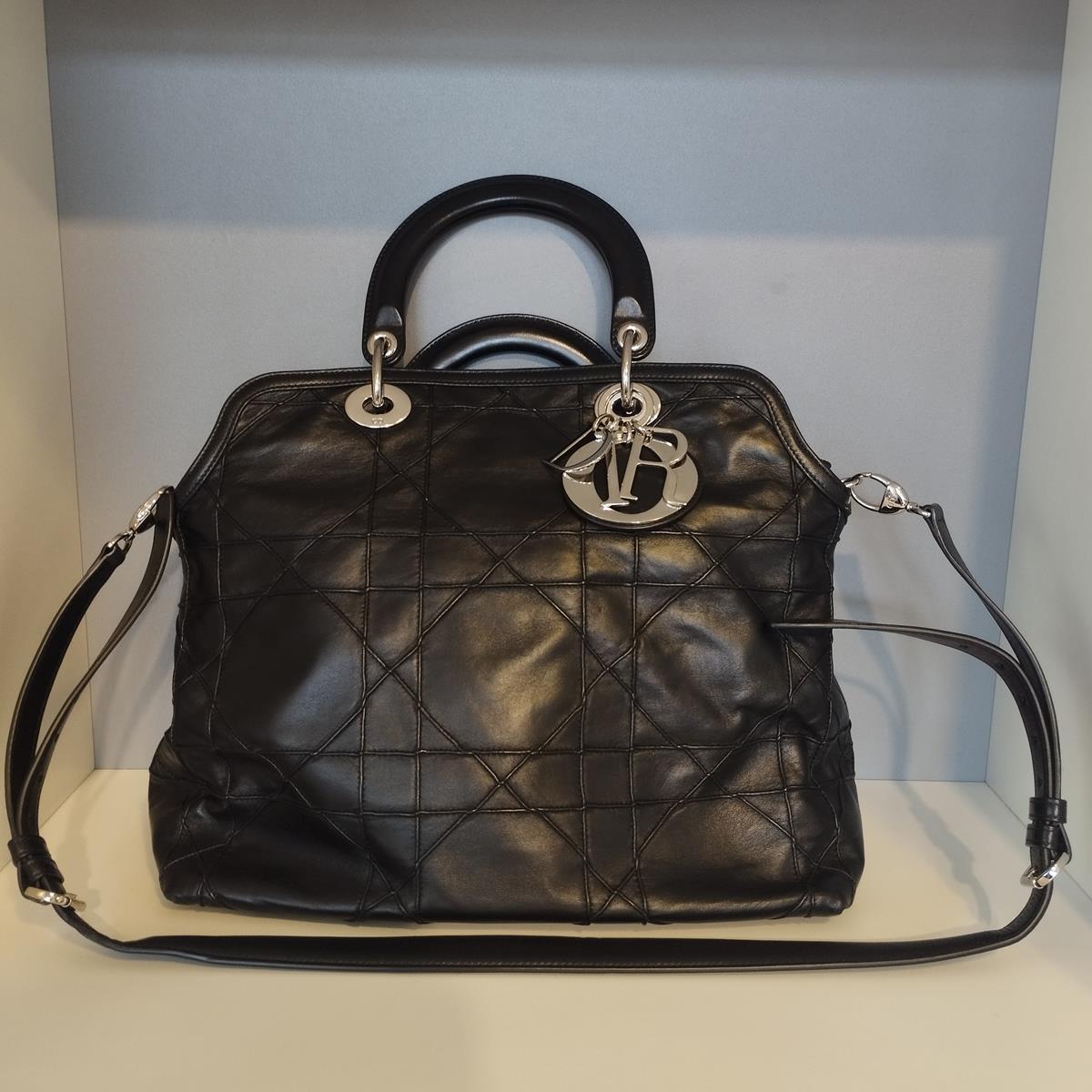 Bolso Dior Granville Negro Napa en venta