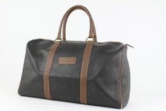 Dior Black Honeycomb Trotter Boston Duffle Bag 1CD106