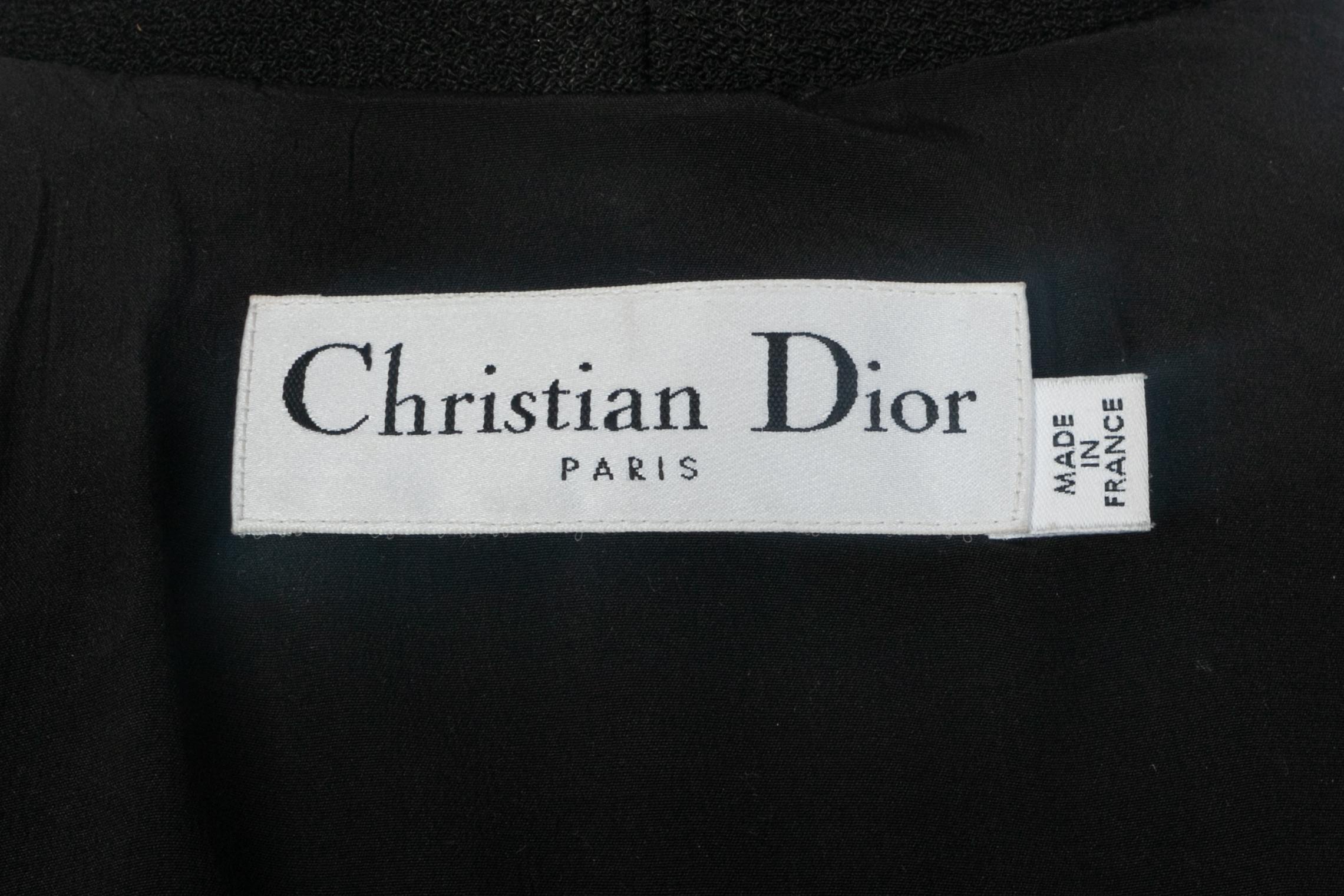 Giacca nera Dior in vendita 5