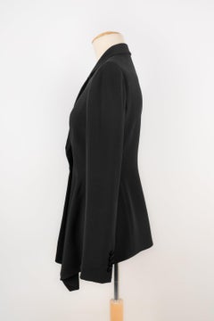 Dior Black Jacket with a Satin Lapel