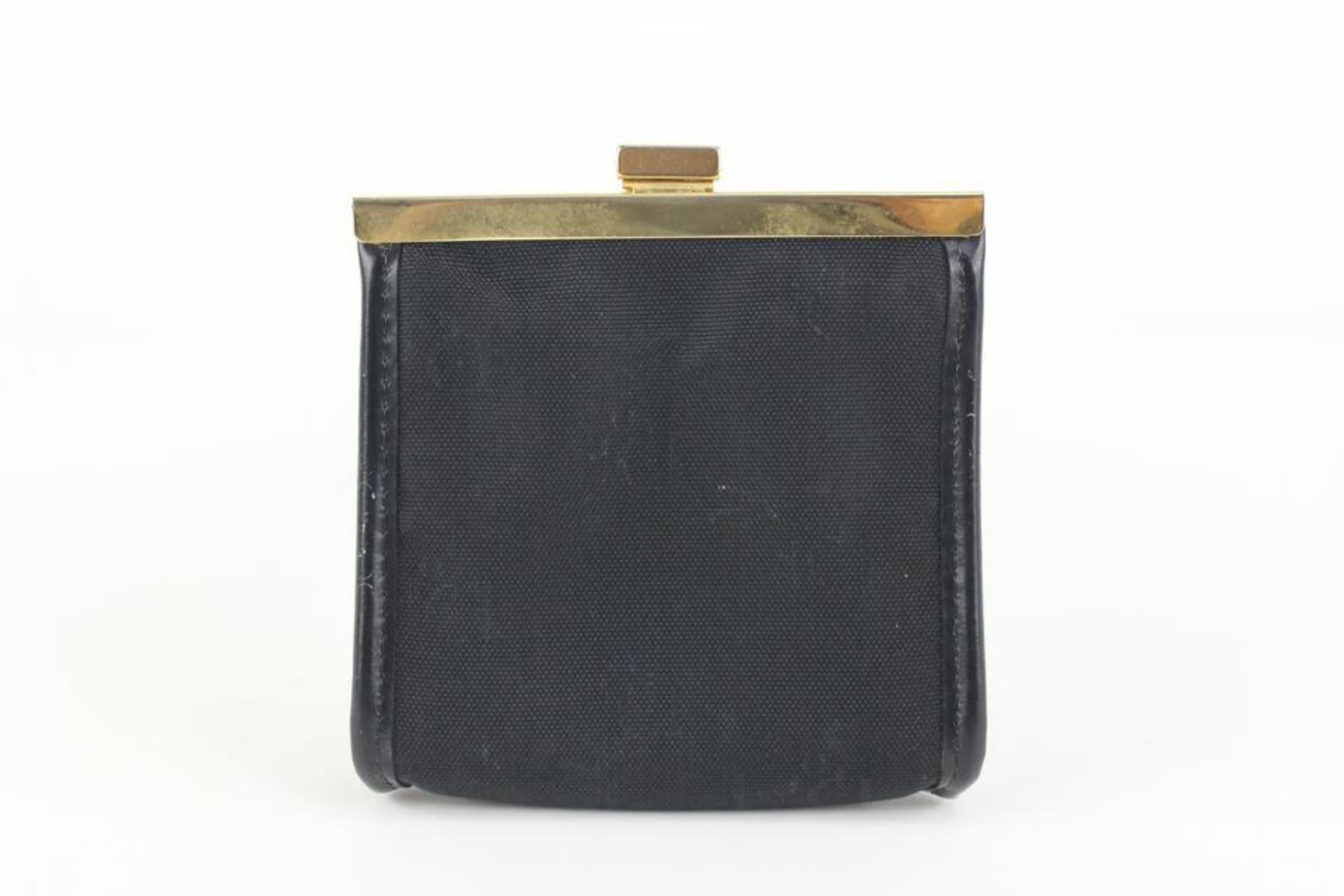 Dior Black Kisslock Coin Pouch 7DR1209 6