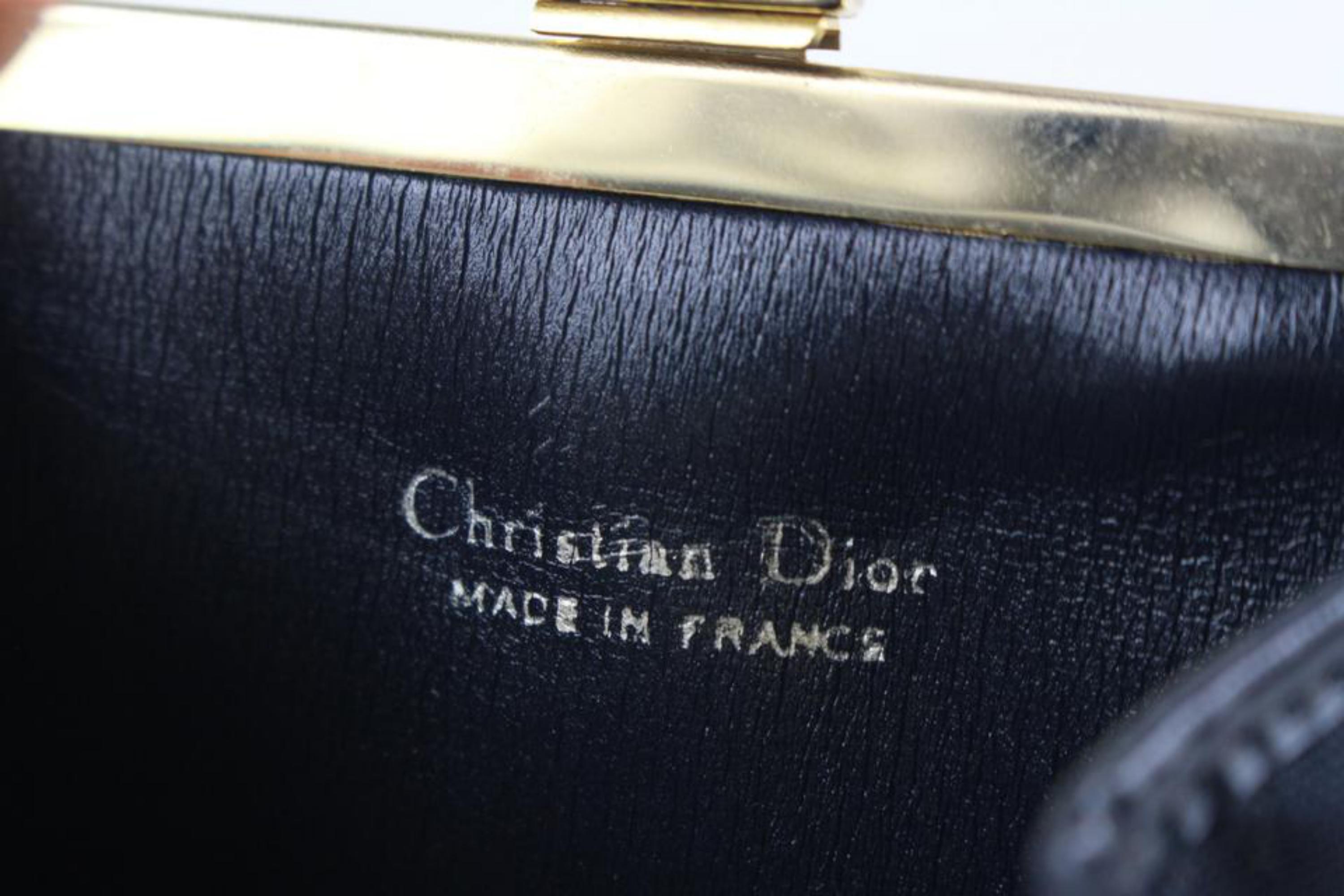 Dior Black Kisslock Coin Pouch 7DR1209 7